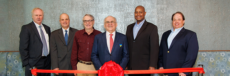Chestnut Hill Realty hosts ribbon cutting at John Adams Building on Asheville Rd. as part of Hancock Village